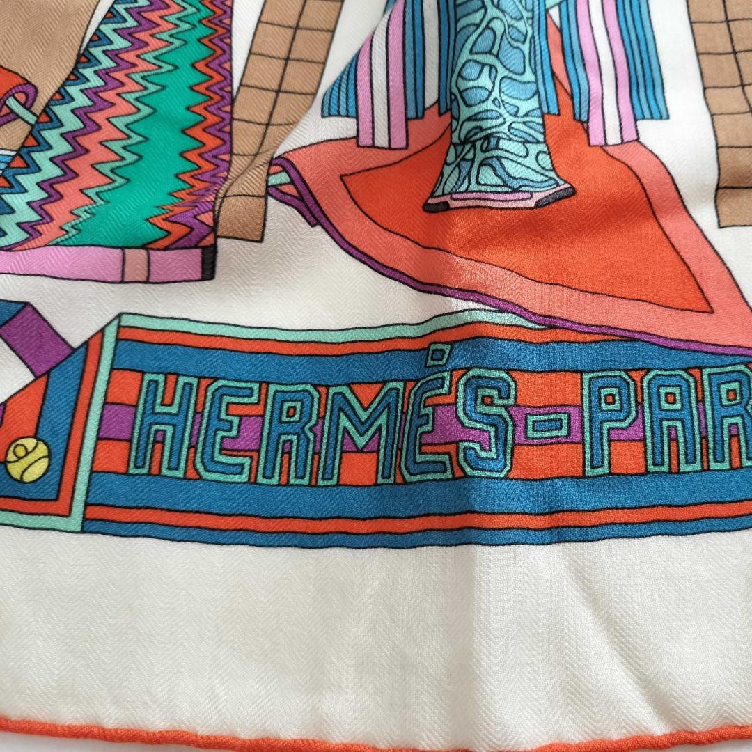 Hermes Carre Geant 140 Trophy les Trophees Scarf — view 4