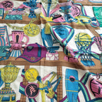 Hermes Carre Geant 140 Trophy les Trophees Scarf — view 5