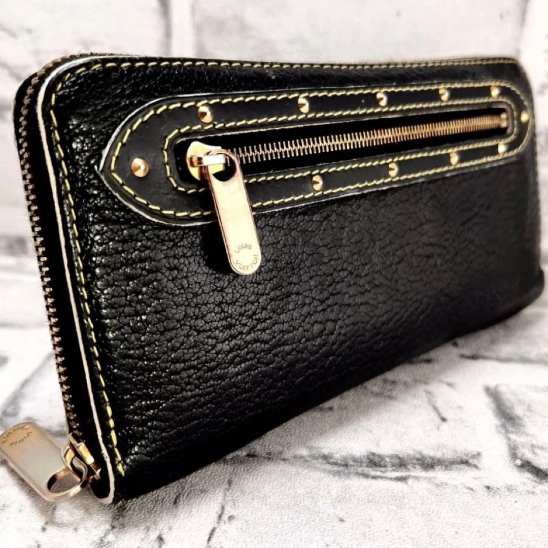 Louis Vuitton Zippy Wallet Suhali Noir