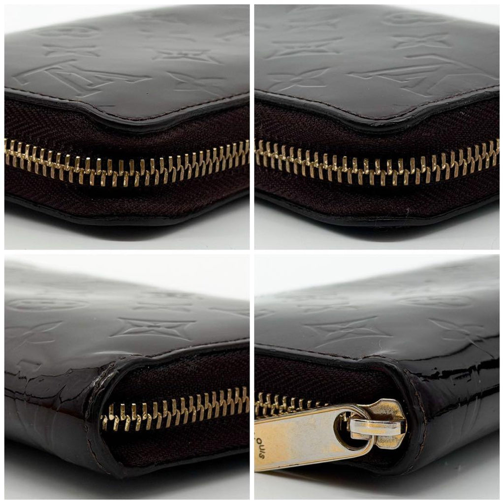 Louis Vuitton Zippy Wallet Vernis Amarante Round — view 5