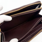Louis Vuitton Zippy Wallet Vernis Amarante Round — view 8