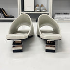 Hermes Idol Leather Chaine D'ancre Sandals White — view 5