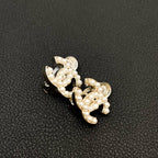Chanel CC Logo Earrings Faux Pearl Icon Coco — view 3