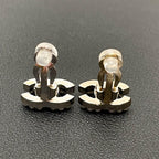 Chanel CC Logo Earrings Faux Pearl Icon Coco — view 5