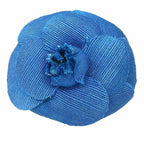 Chanel Camellia Corsage Blue