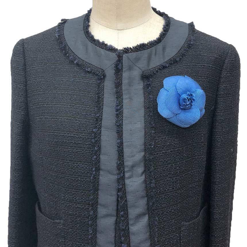 Chanel Camellia Corsage Blue — view 2