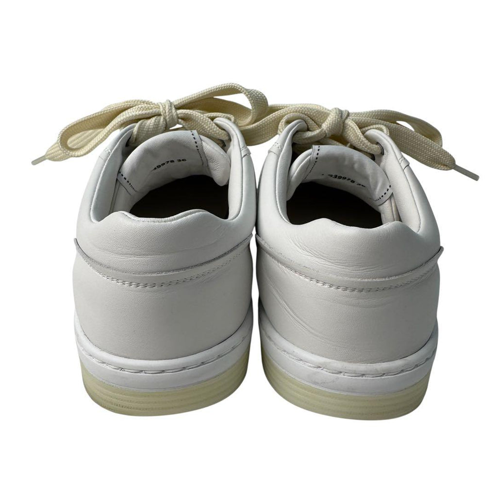 Chanel CC Logo Leather Sneakers — view 5