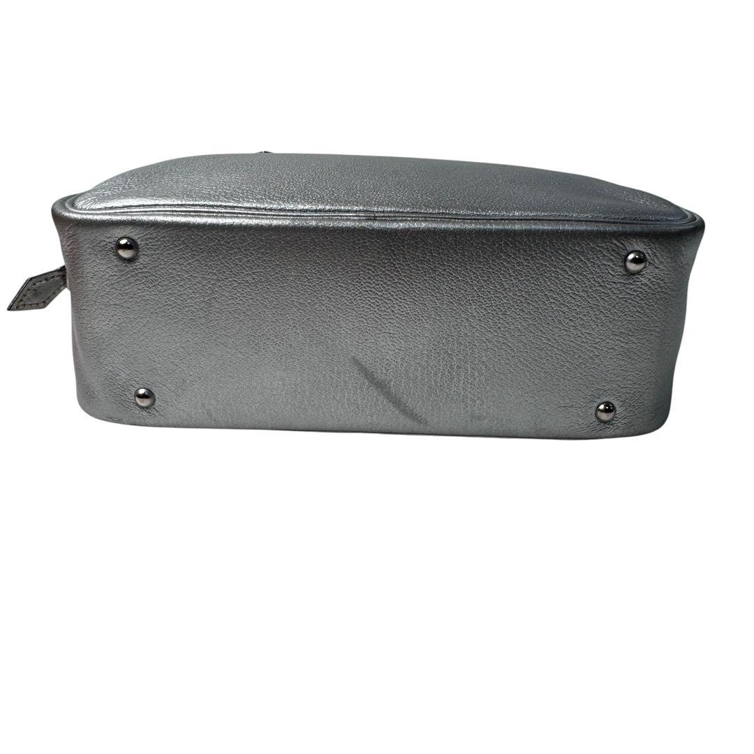 Hermes Mini Plume 20 Olympic Limited Silver Handbag — view 6