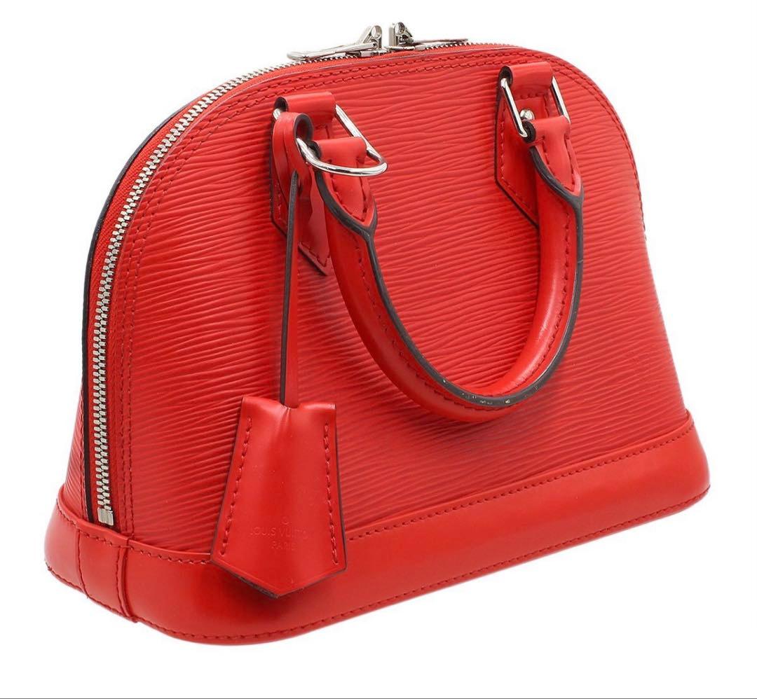 Louis Vuitton Epi Alma BB Leather Handbag : Coquelicot X