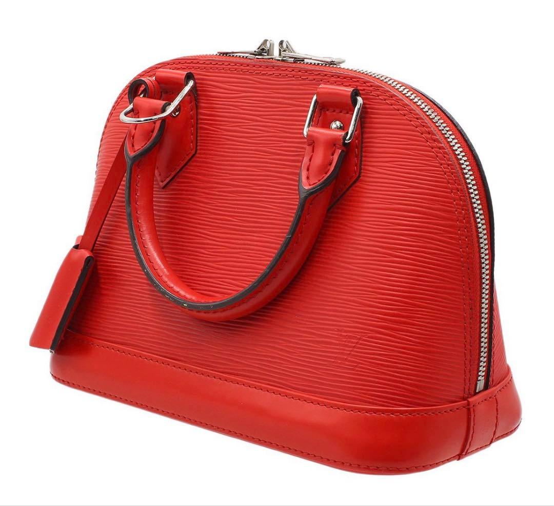 Louis Vuitton Epi Alma BB Leather Handbag : Coquelicot X