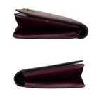 Chanel Leather CC Logo Chain Shoulder Bag Bordeaux Red — view 4