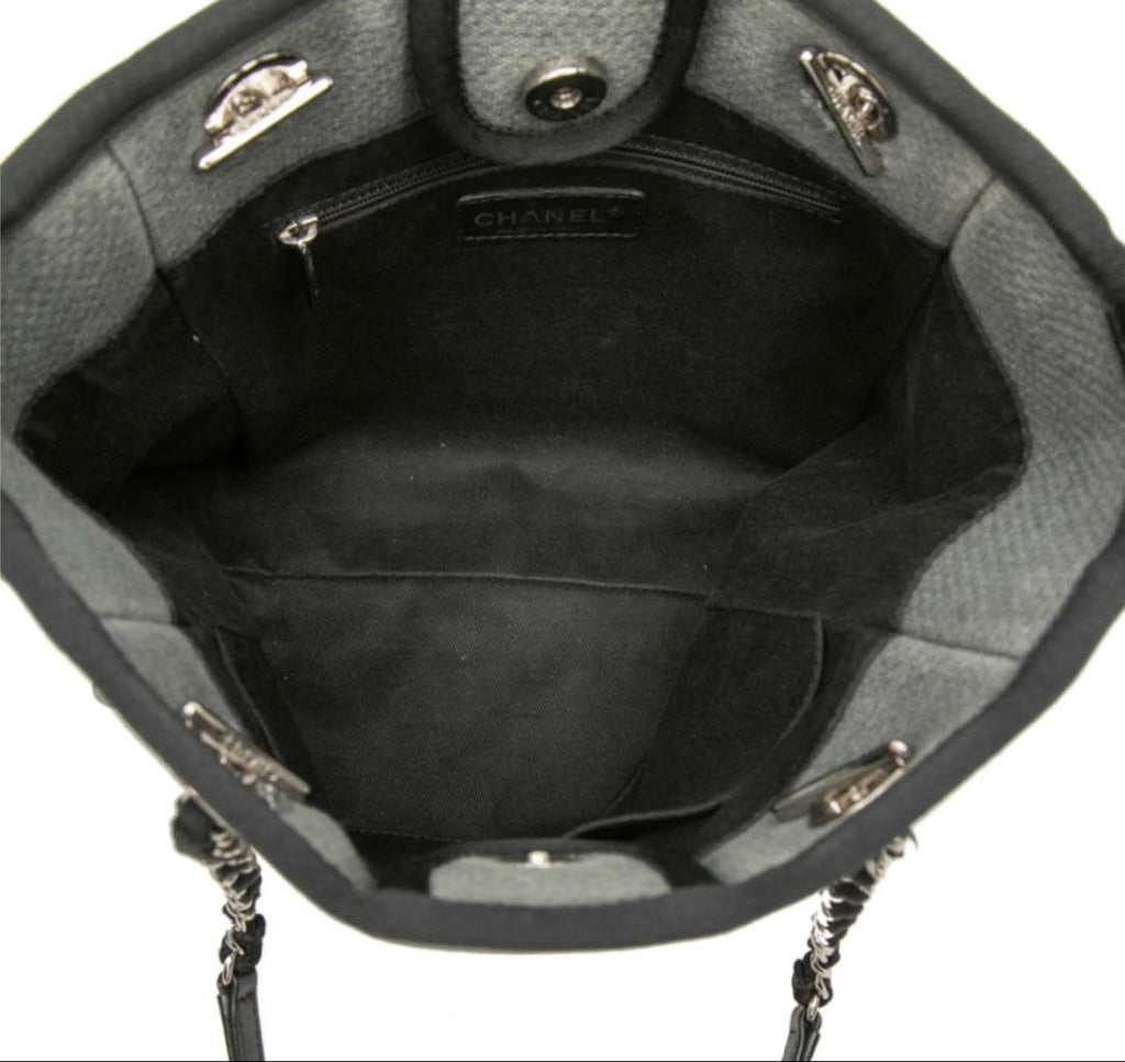 Chanel Deauville PM Chain Tote Shoulder — view 4