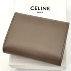 Celine Small Flap Wallet Triomphe Greige — view 2