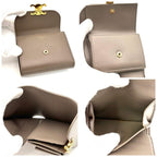 Celine Small Flap Wallet Triomphe Greige — view 5
