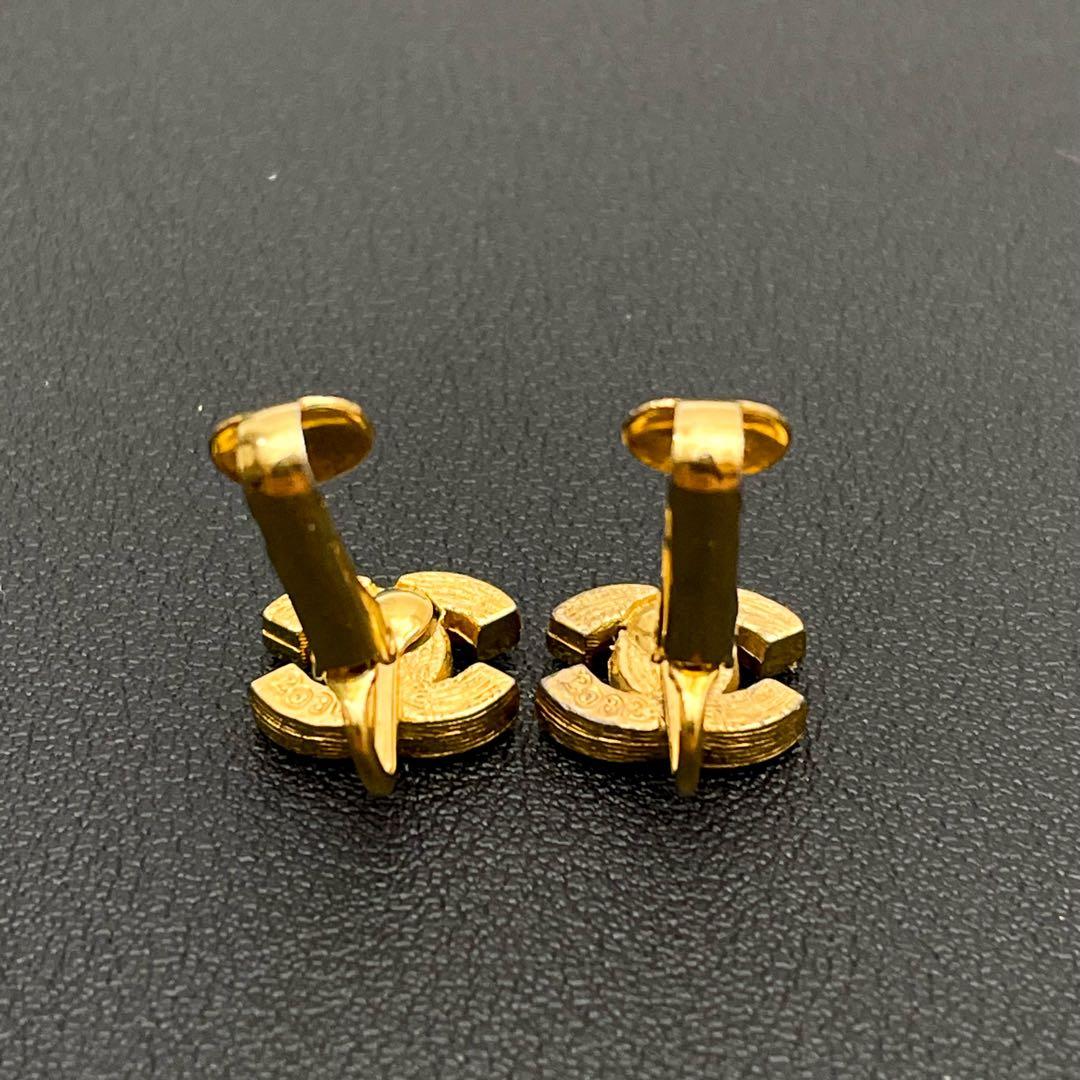Chanel CC Logo Earrings Icon Rhinestone Here — view 6