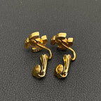 Chanel CC Logo Earrings Icon Rhinestone Here — view 7