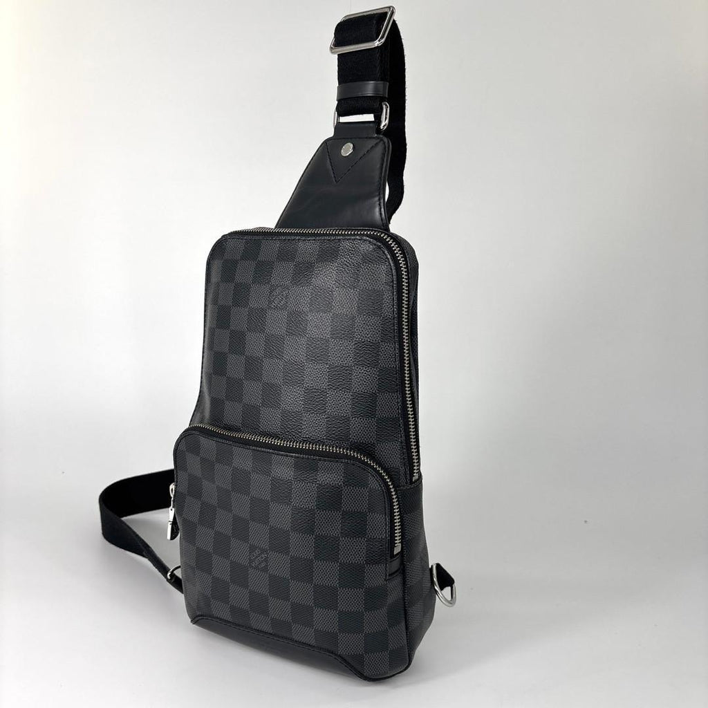 Louis Vuitton Damier Graphite Sling Bag Black — view 2