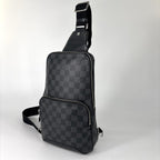 Louis Vuitton Damier Graphite Sling Bag Black — view 2