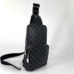 Louis Vuitton Damier Graphite Sling Bag Black — view 3