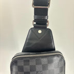 Louis Vuitton Damier Graphite Sling Bag Black — view 6