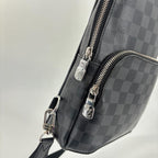 Louis Vuitton Damier Graphite Sling Bag Black — view 7