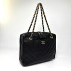 Chanel Super Stitch Caviar Leather Chain Shoulder — view 3