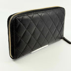 Chanel Quilted Wallet Caviar Leather — view 6