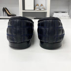 Chanel CC Logo Quilted Leather Fabric Ribbon Ballet Shoes — view 5