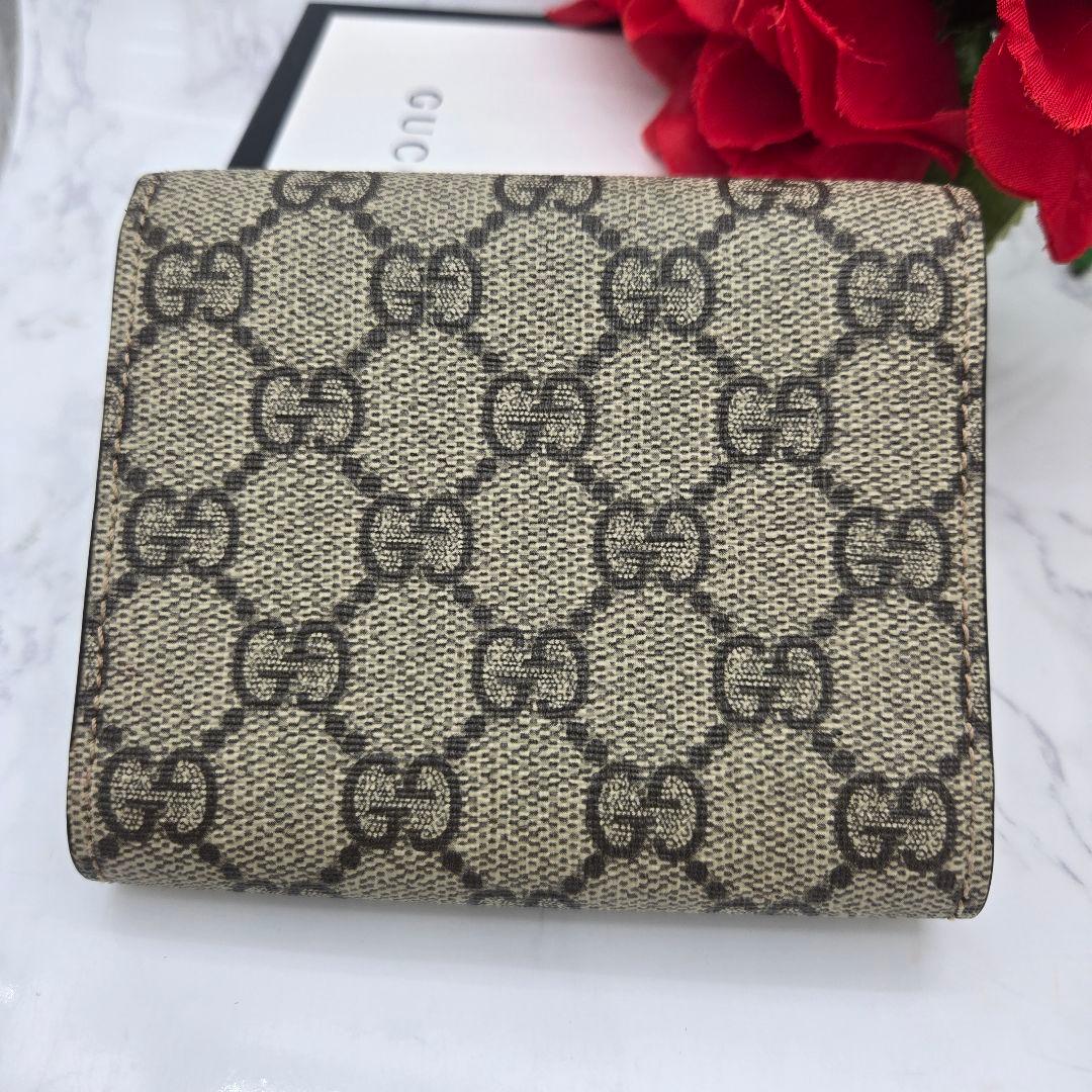 Gucci Fold Wallet Dionysus GG Supreme Tiger — view 2