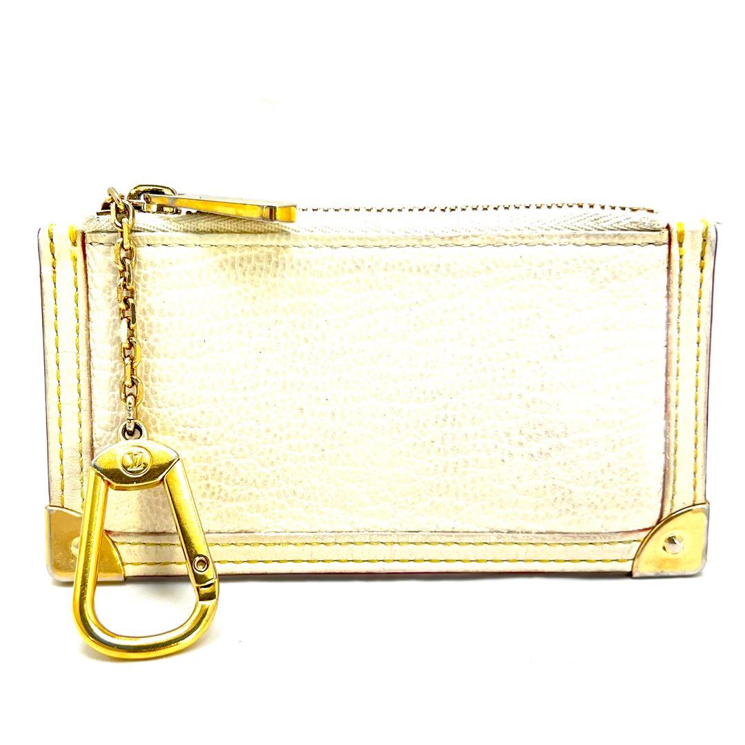Louis Vuitton Suhali Pochette Cles Coin Case Blanc — view 4
