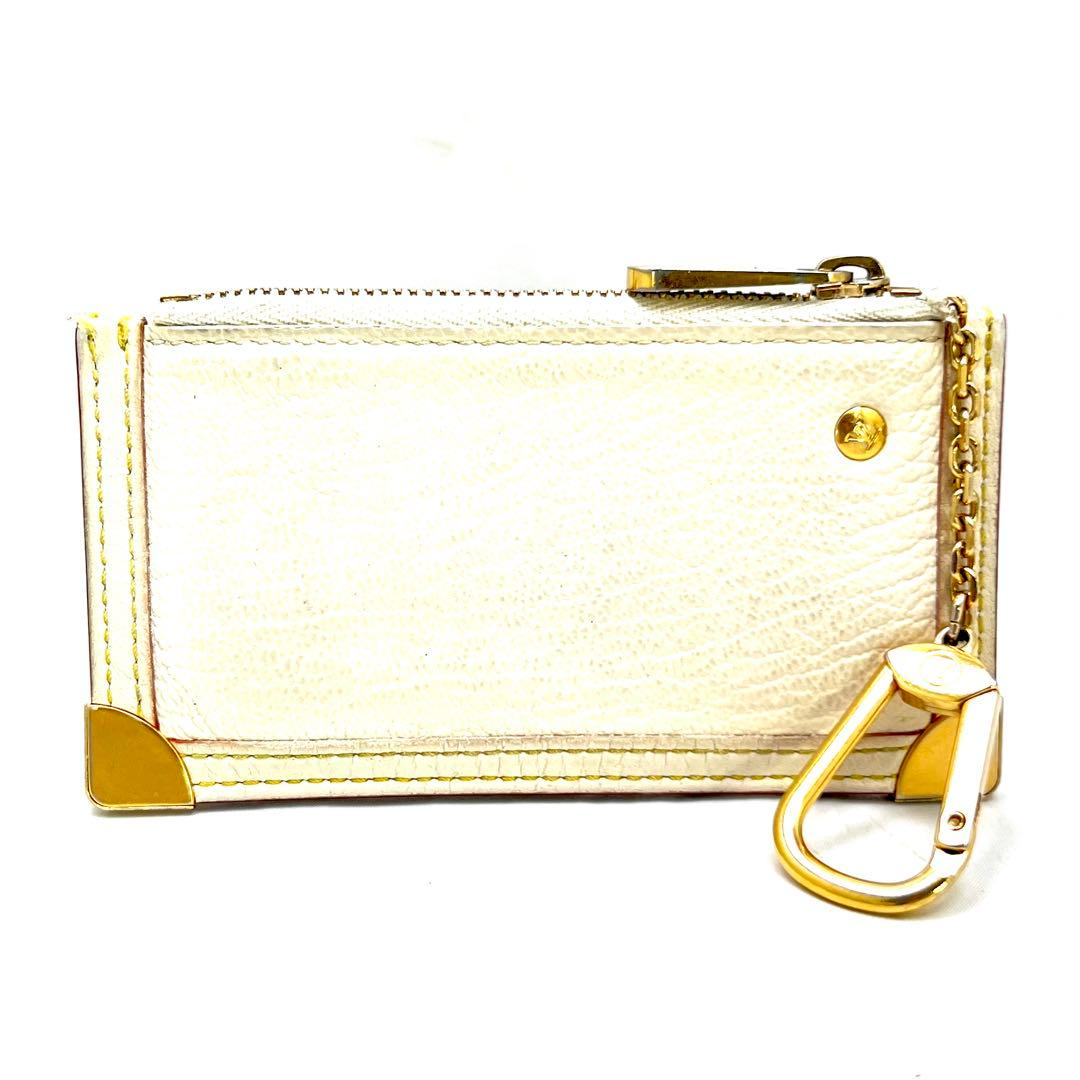 Louis Vuitton Suhali Pochette Cles Coin Case Blanc — view 5