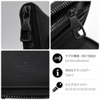 Louis Vuitton Monogram Taurillon Vertical Wallet Black — view 9