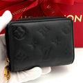 Louis Vuitton Wallet Monogram Coussin Portefeuille Lou Black