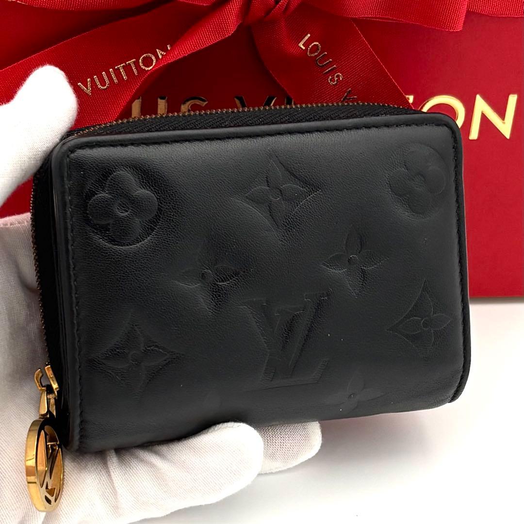Louis Vuitton Wallet Monogram Coussin Portefeuille Lou Black