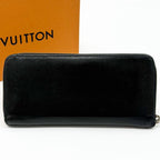 Louis Vuitton Zippy Wallet Vertical Taiga Black Round — view 3