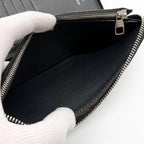 Louis Vuitton Zippy Wallet Vertical Taiga Black Round — view 8