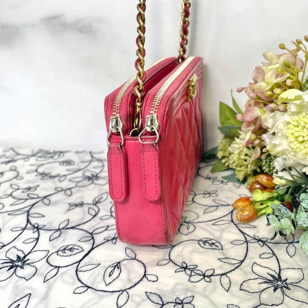 Chanel Chain Wallet Boy Quilted Shoulder — view 6