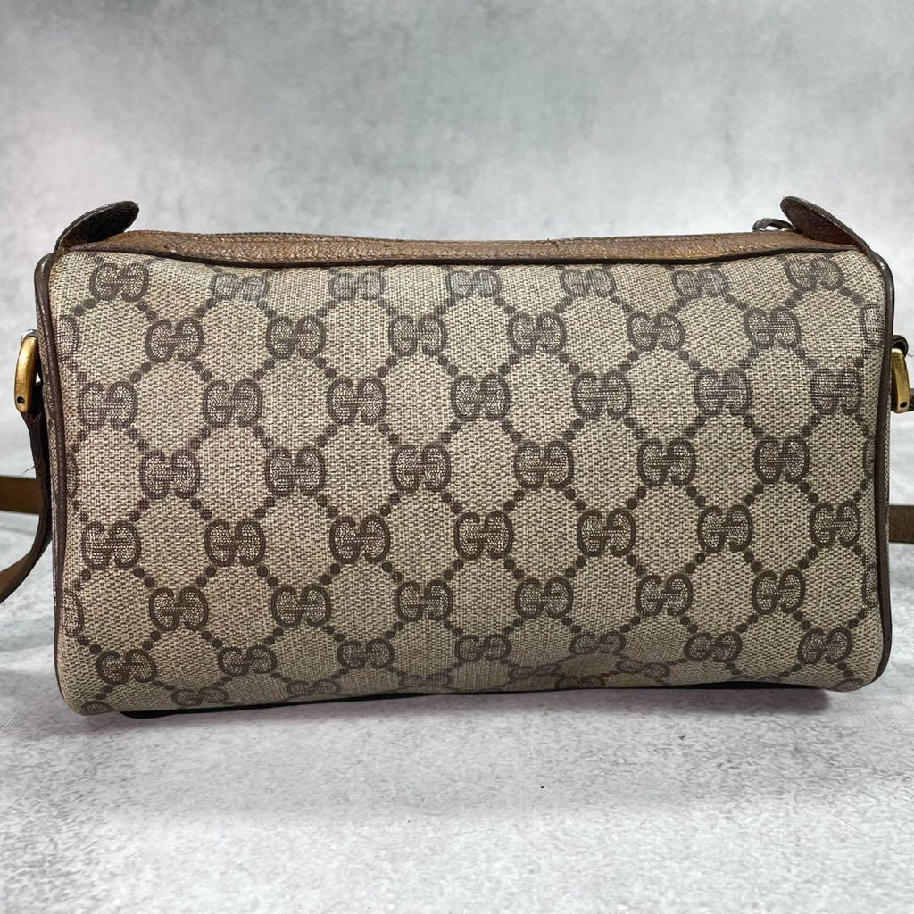 Gucci GG Sherry Line Shoulder Bag Brown Logo — view 3