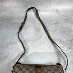 Gucci GG Sherry Line Shoulder Bag Brown Logo — view 4