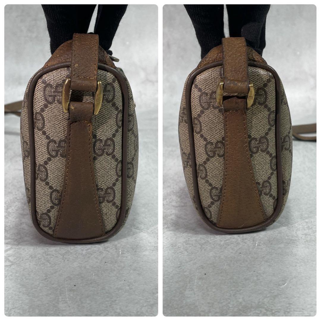 Gucci GG Sherry Line Shoulder Bag Brown Logo — view 6