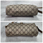 Gucci GG Sherry Line Shoulder Bag Brown Logo — view 7