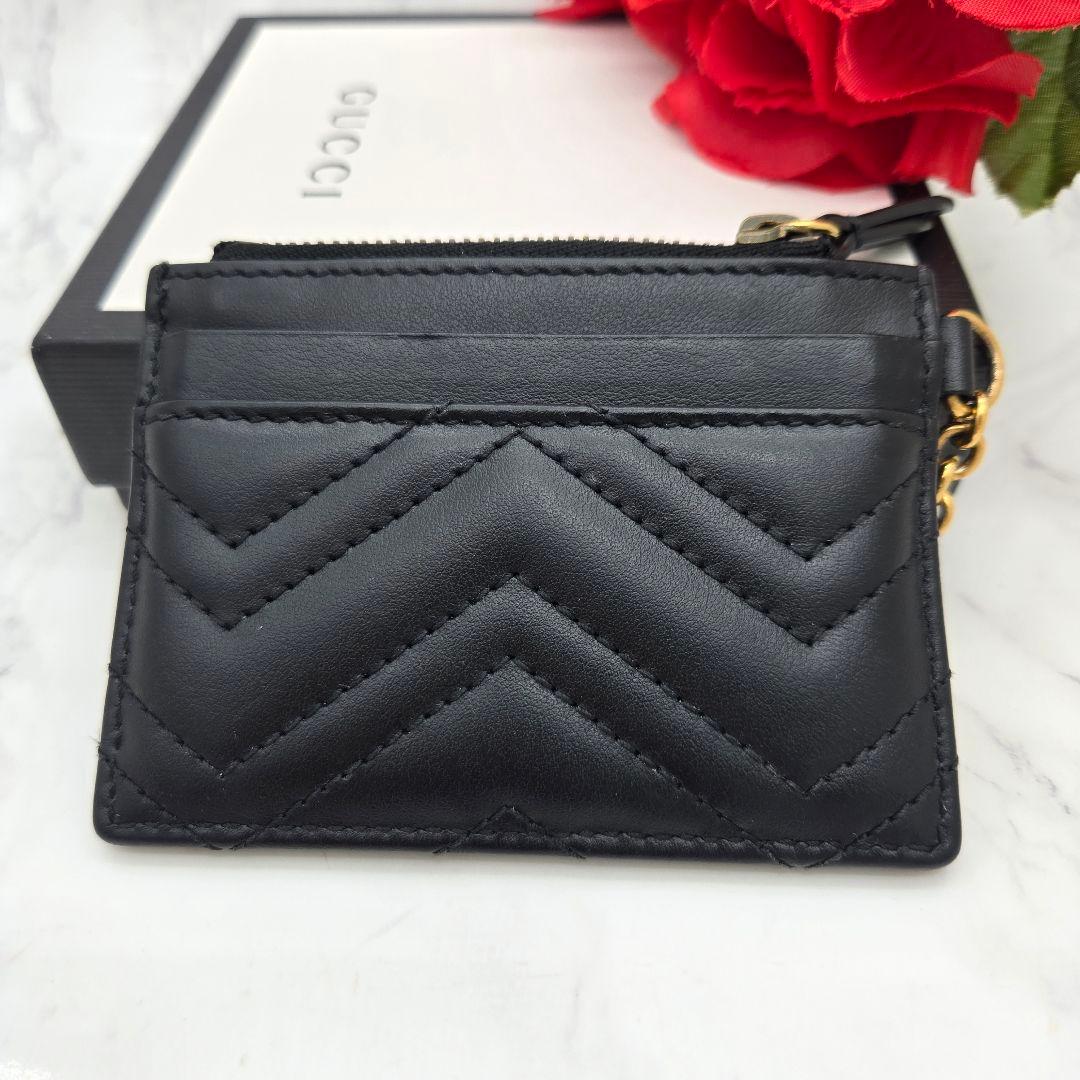 Gucci Marmont Quilted Coin Case Wallet — view 2