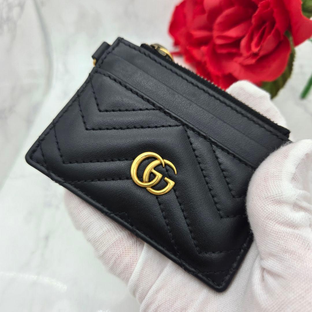 Gucci Marmont Quilted Coin Case Wallet — view 3