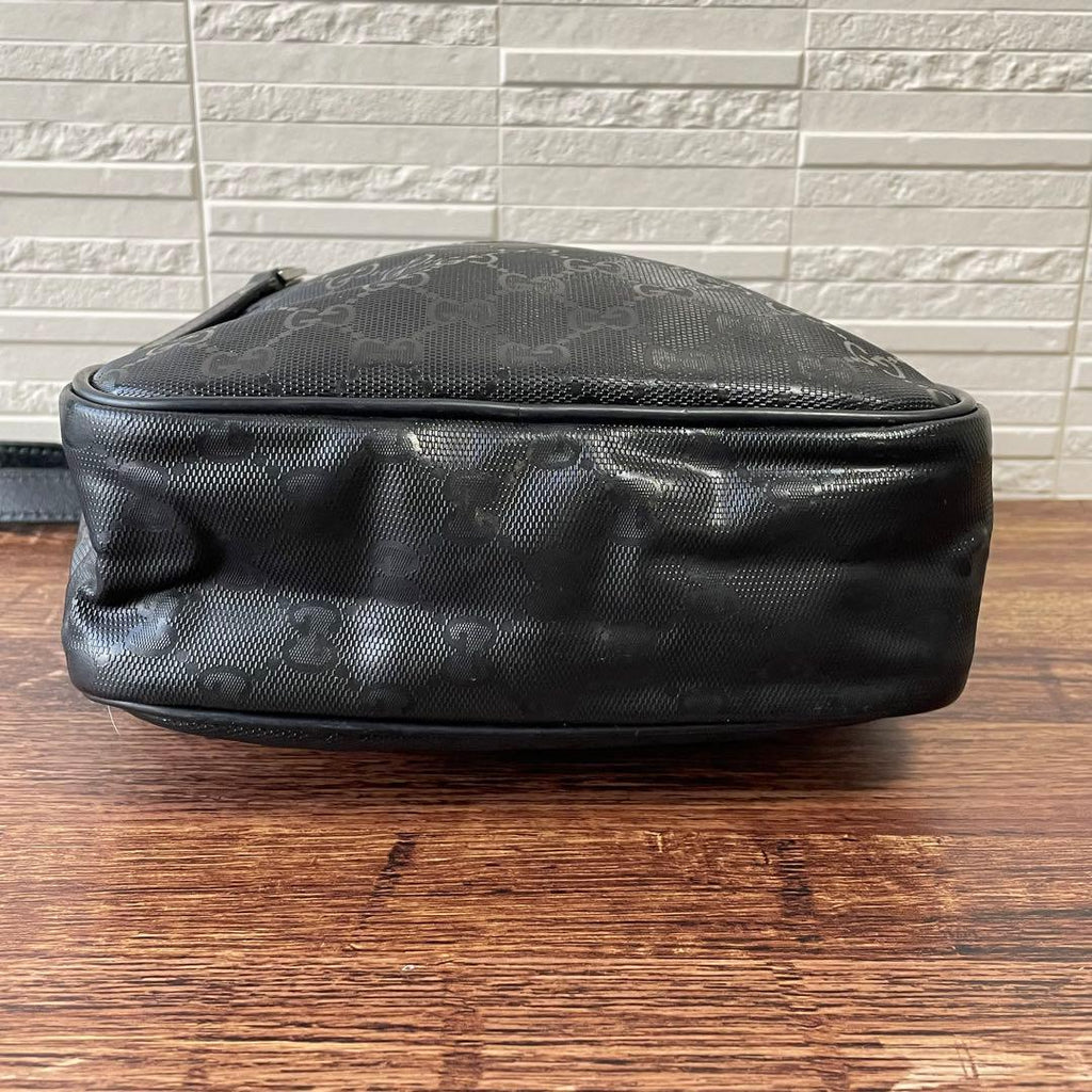 Gucci GG Supreme Nylon Leather Messenger Shoulder Bag — view 5