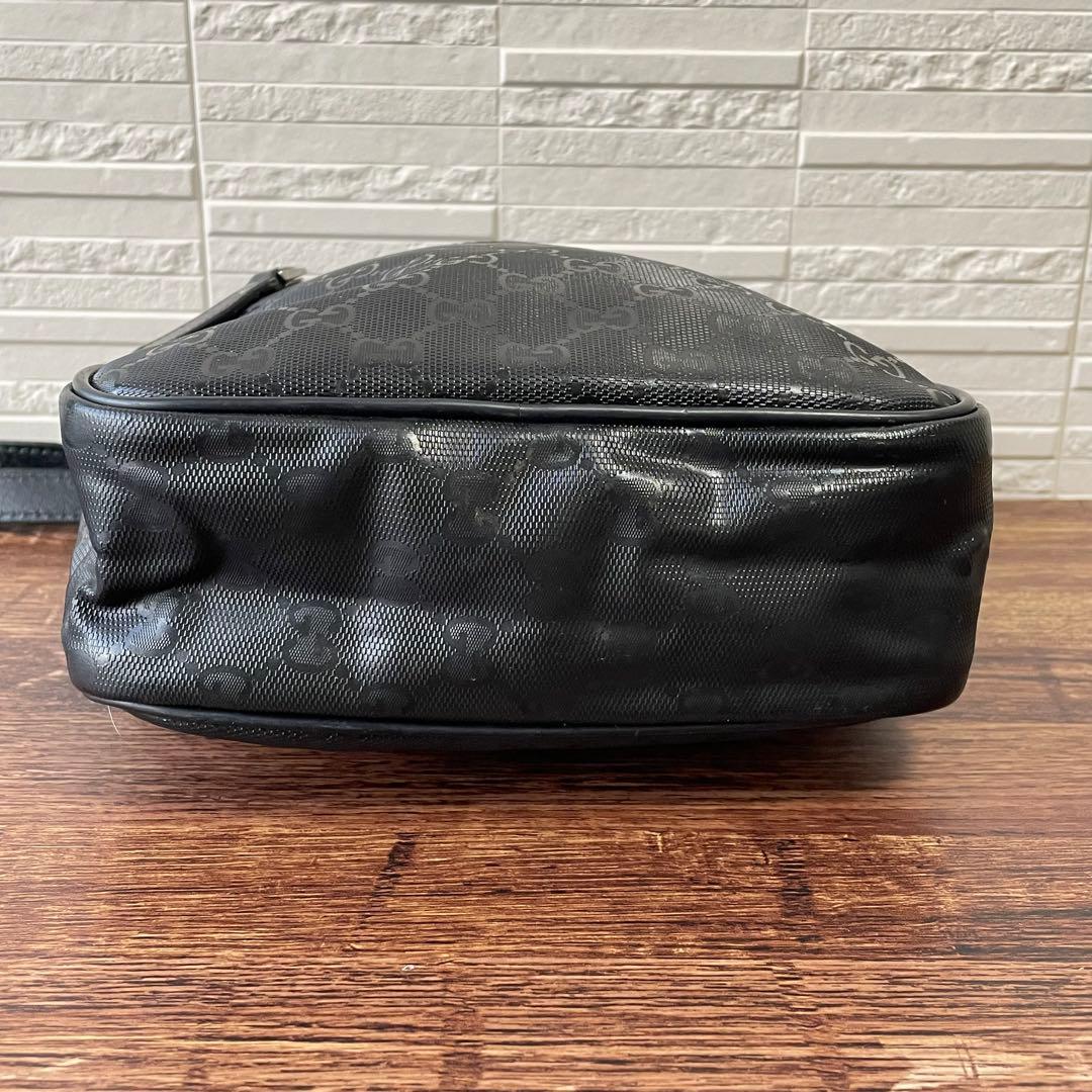 Gucci GG Supreme Nylon Leather Messenger Shoulder Bag — view 5