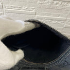 Gucci GG Supreme Nylon Leather Messenger Shoulder Bag — view 8