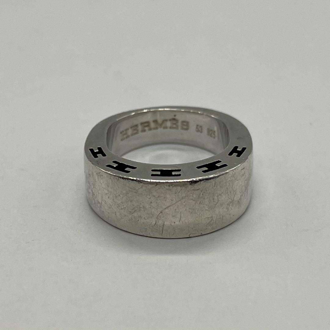 Hermes Clarte Ring Size 53 SV 925