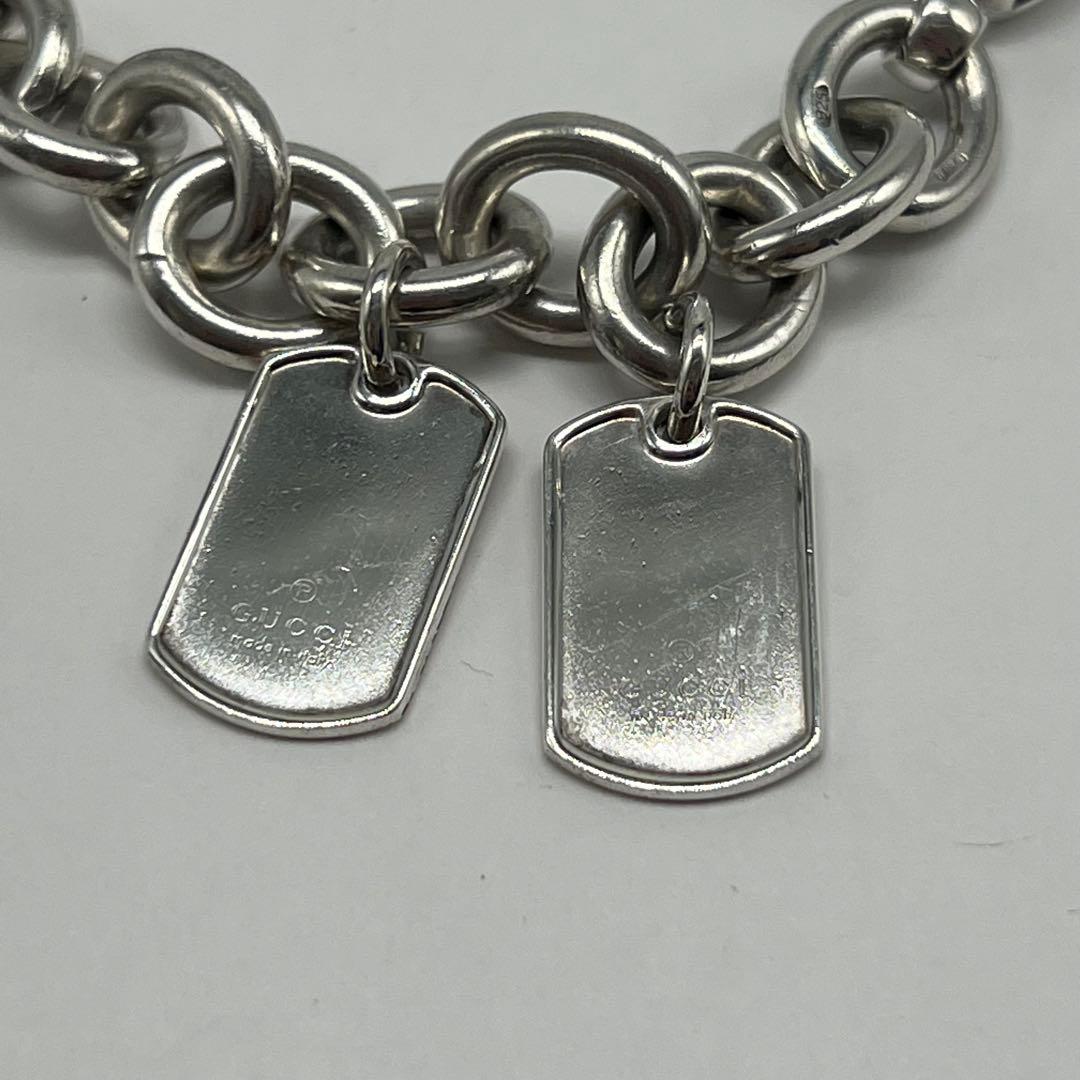Gucci Double Dog Tag Bre Vintage Bracelet — view 3