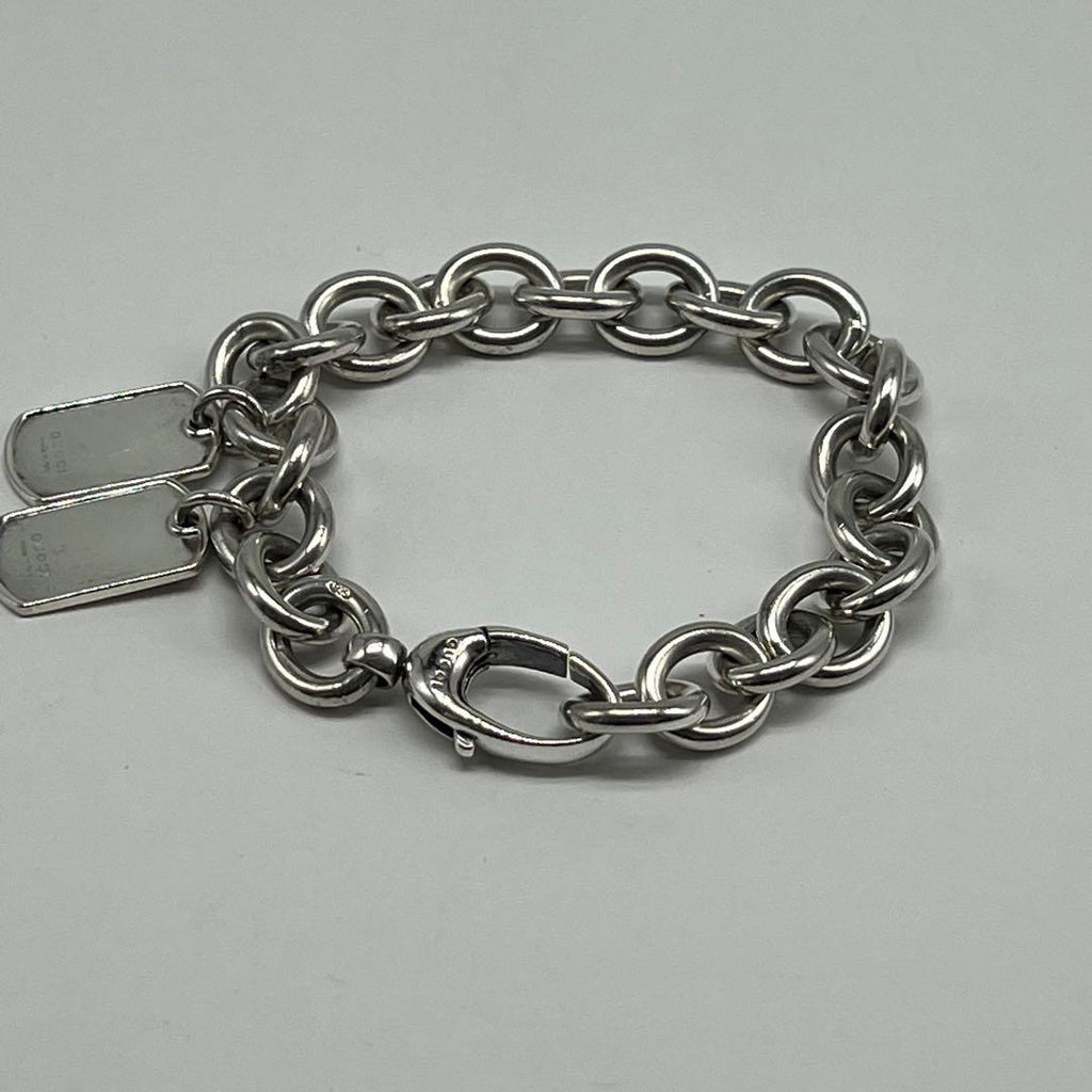 Gucci Double Dog Tag Bre Vintage Bracelet — view 4