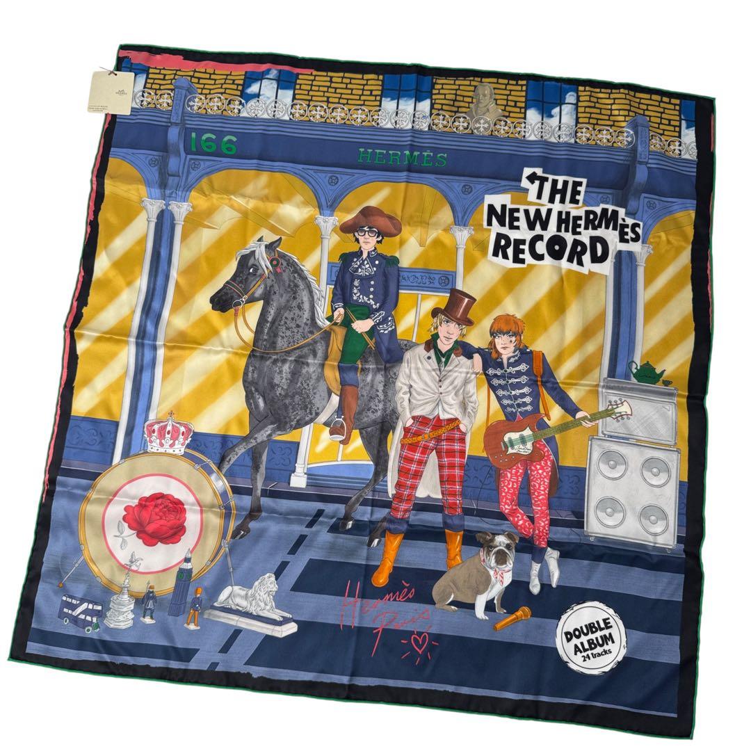 Hermes Carre 70 Silk Scarf New Herme Code Horse
